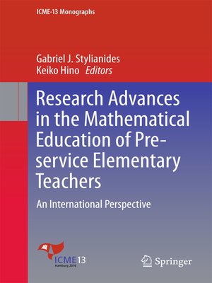 cover image of Research Advances in the Mathematical Education of Pre-service Elementary Teachers